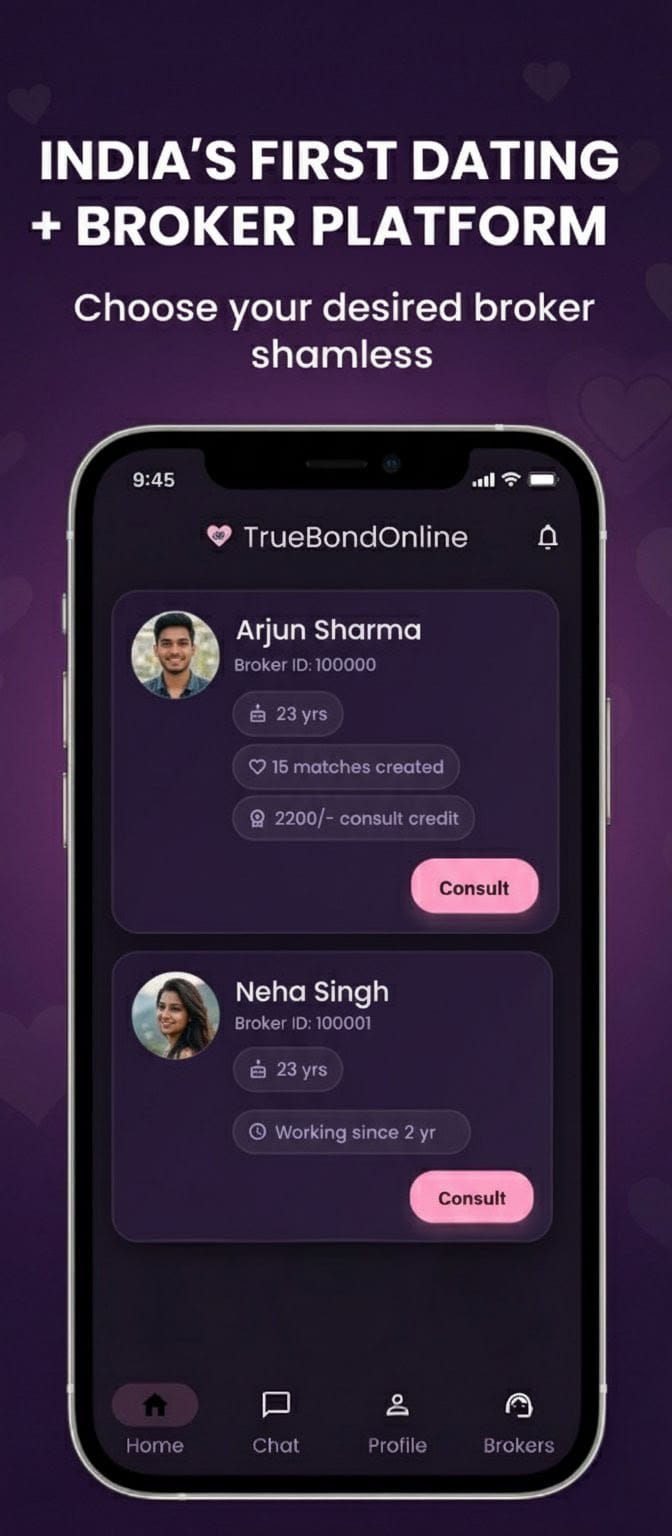 True Bond Online chat and match screen